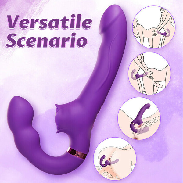 DOUBLE STRAPON VIBRATOR